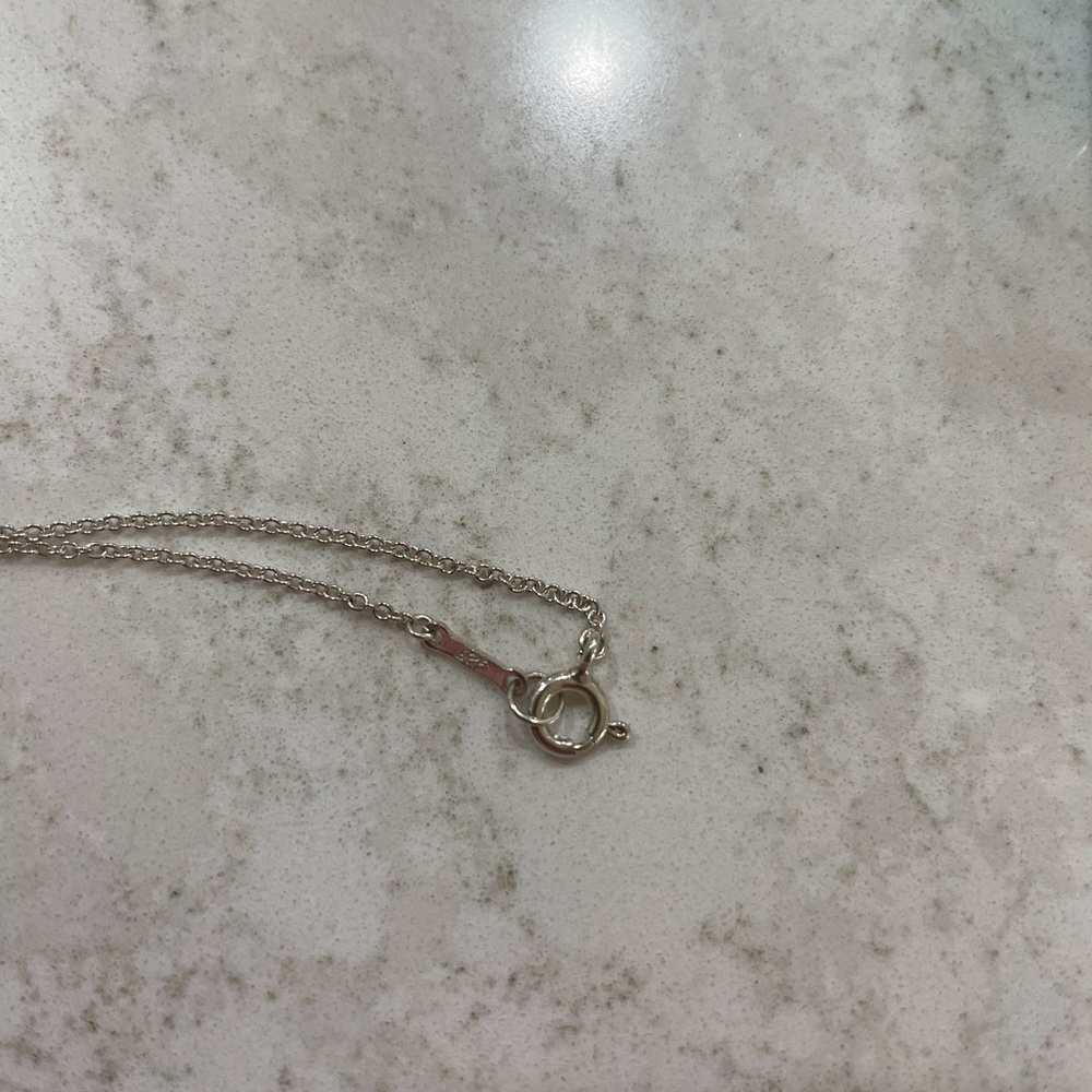 Auth Tiffany&co necklace 18” silver 925 - Picture 12 of 14
